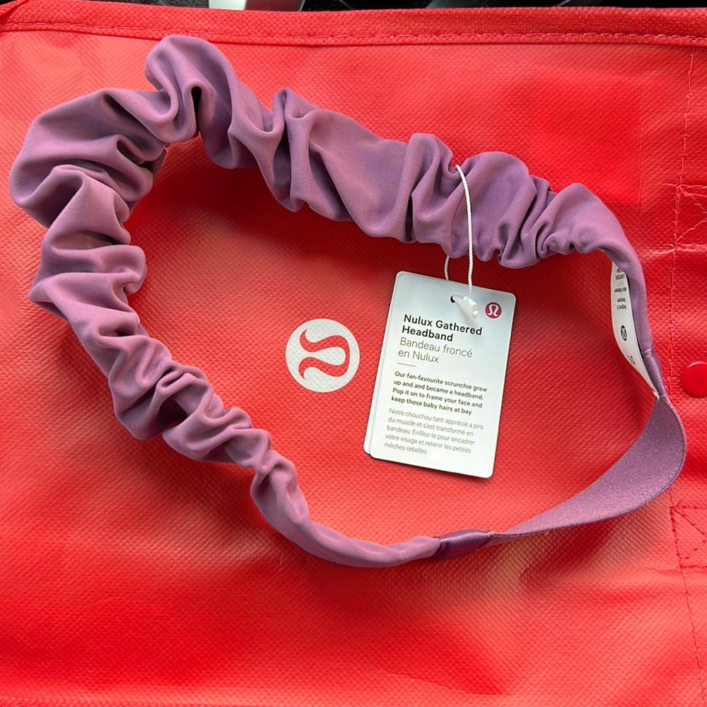 Lululemon headband nulux gathered headband